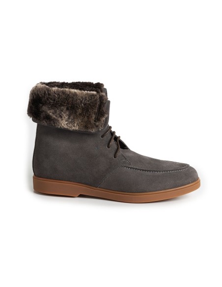 BOTA ANTE/PELO CON CORDONES LAVANDA BLACKCAPE