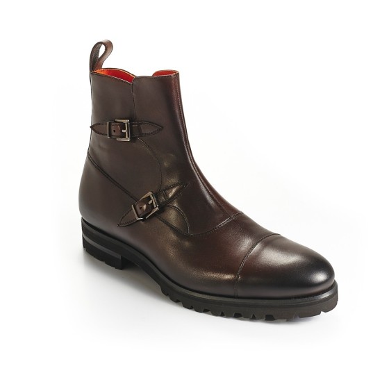 BOTIN DOBLE HEBILLA PIEL SUELA GOMA BLACKCAPE 2