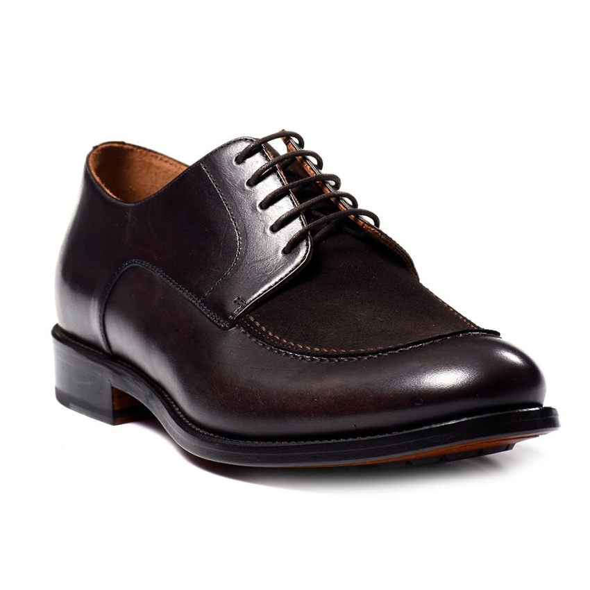 ZAPATO ATADO ANTE/PIEL SUELA TACOS BLACKCAPE