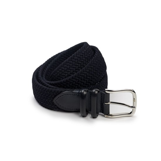 CINTURON TRENZADO ELASTICO MARINO DORA B