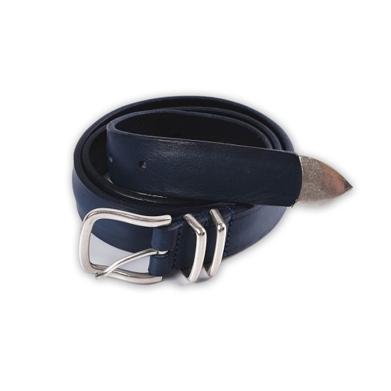CINTURON PIEL INCHIOSTRO AZUL BLACKCAPE
