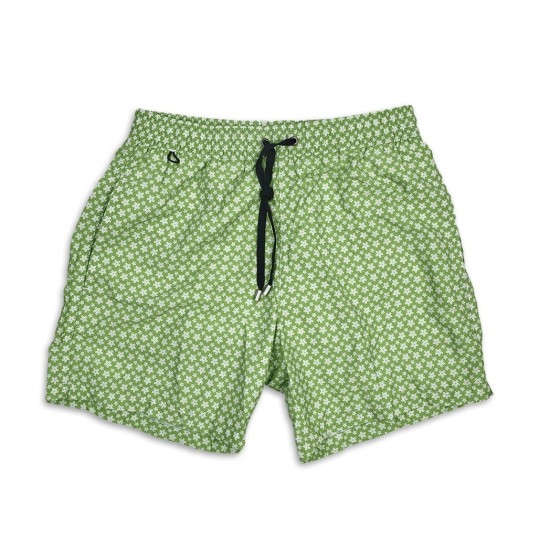 BAÑADOR FACIL SECADO MICROFLORES LIMA  BOXER HWM PARA BLACKC