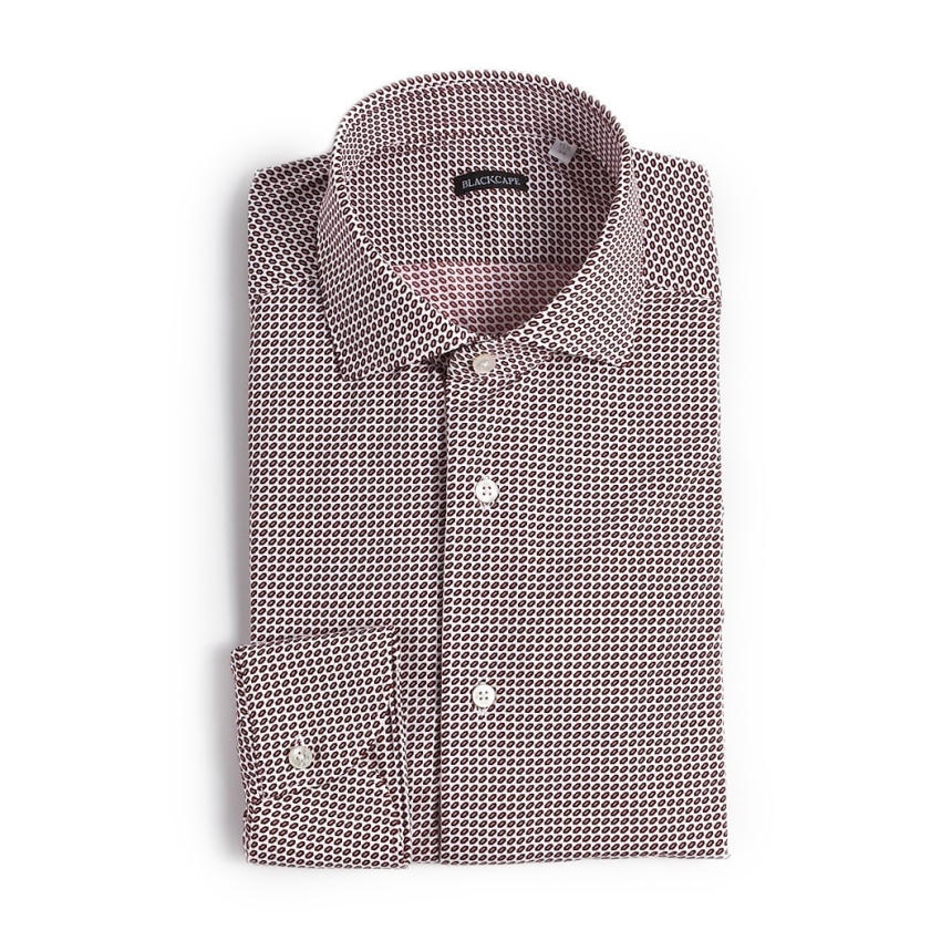 CAMISA ACTIVE ESTAMPADA  BURDEOS TEJIDO
