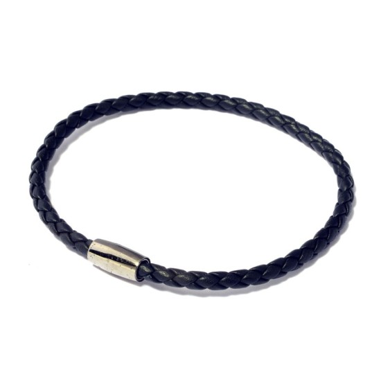 PULSERA SILVER BLACK RODIUM BLACKCAPE