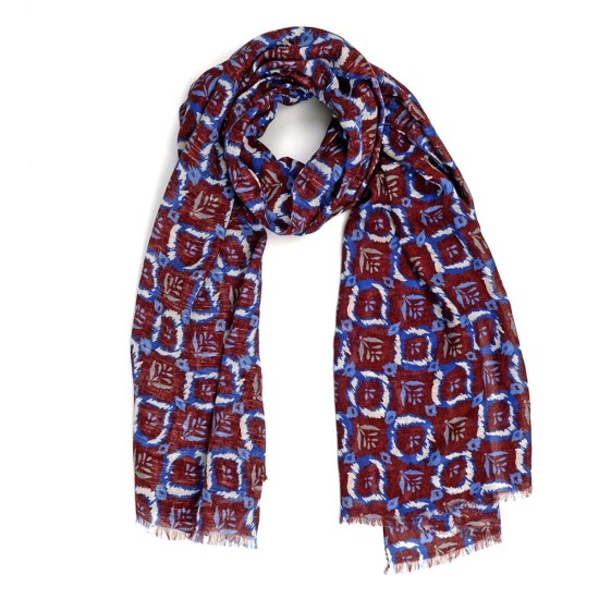 FOULARD ALG/LINO FLORES BX BLACKCAPE