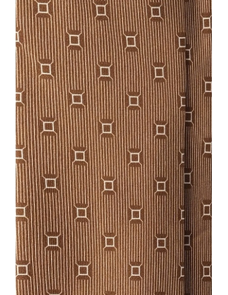 CORBATA 110%SILK PRINTED SELFTIPPED 3 FOLD BRUNATI PARA BLAC