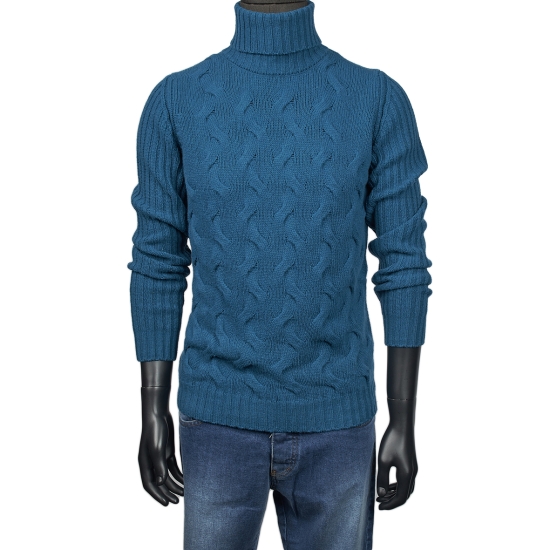 SUETER CISNE NUDOS 100%LANA BLACKCAPE