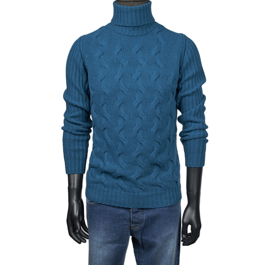 SUETER CISNE NUDOS 100%LANA BLACKCAPE