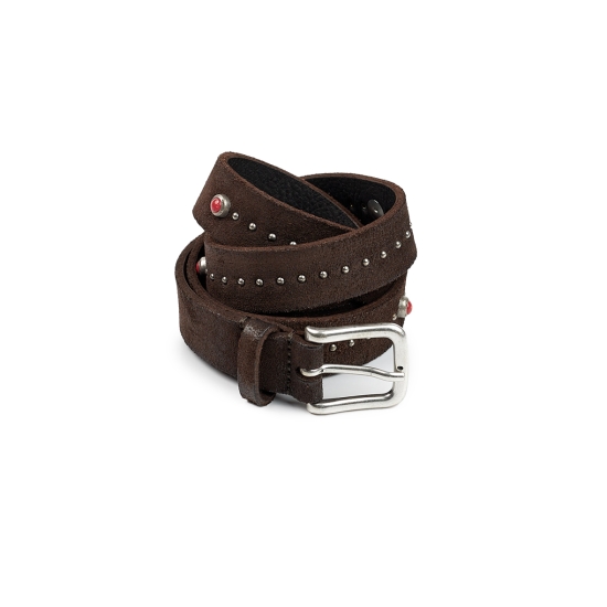 CINTURON PIEL TACHUELA CORAL DORA BLACKC