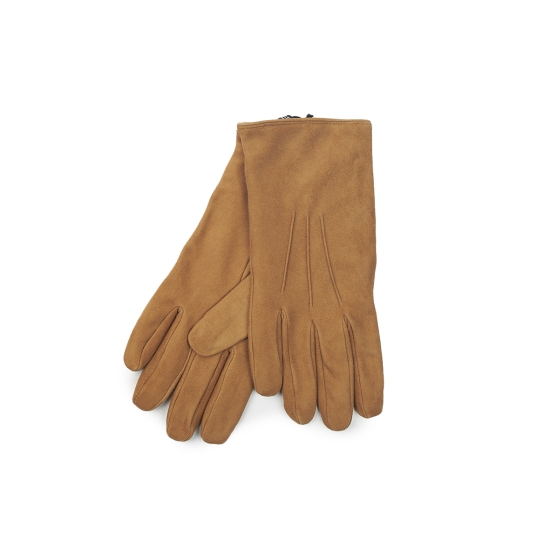 GUANTES SUEDE CASH LINED CAMEL BLACKCAPE