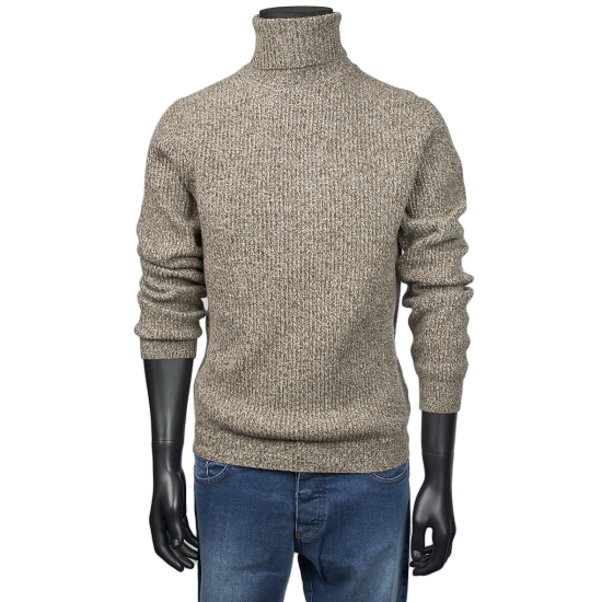 SUETER CISNE CASHEMERE MOULINE/CANALE BL