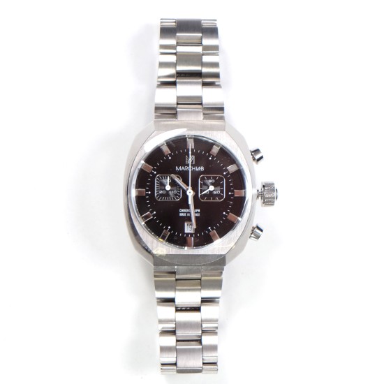RELOJ MARCH CHRONO. 41MM NEGRO/ACERO