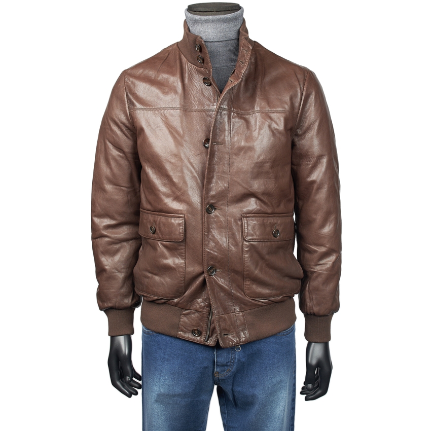 CAZADORA PIEL CON BOLSILLOS BLACKCAPE