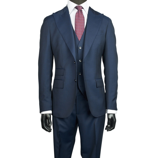 TRAJE MIL RAYAS SOLAPA PICOS SFODERATO D