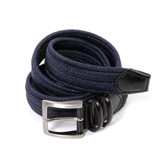 CINTURON IN TRECCIA H35 PELL/CO  BLACKCA