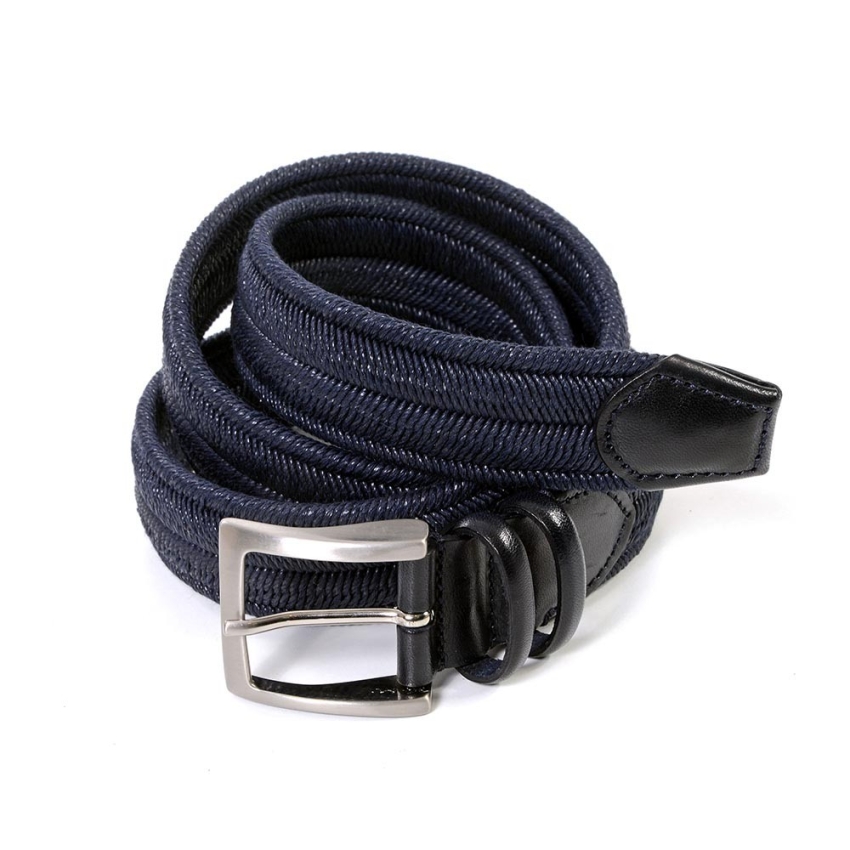 CINTURON IN TRECCIA H35 PELL/CO  BLACKCA