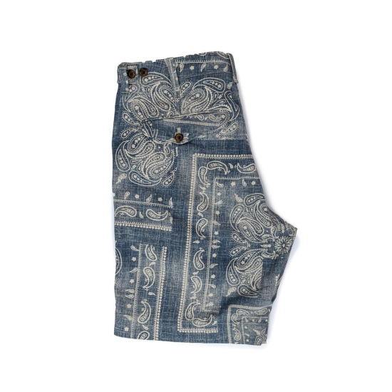 BERMUDA ALGODON ESTAMPADO ETNICO DESGAST 2