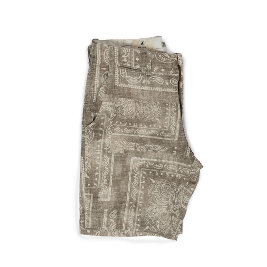 BERMUDA ALGODON ESTAMPADO ETNICO DESGAST 2