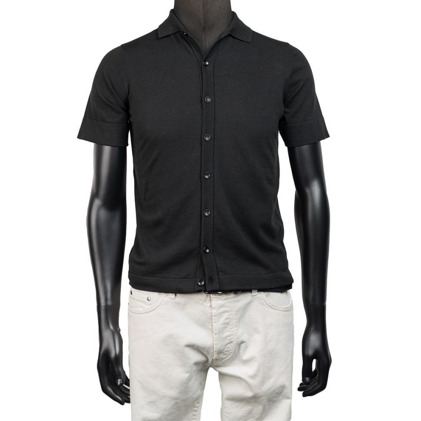 POLO/CAMISA ABIERTO ICE CREPE CANALE BLA