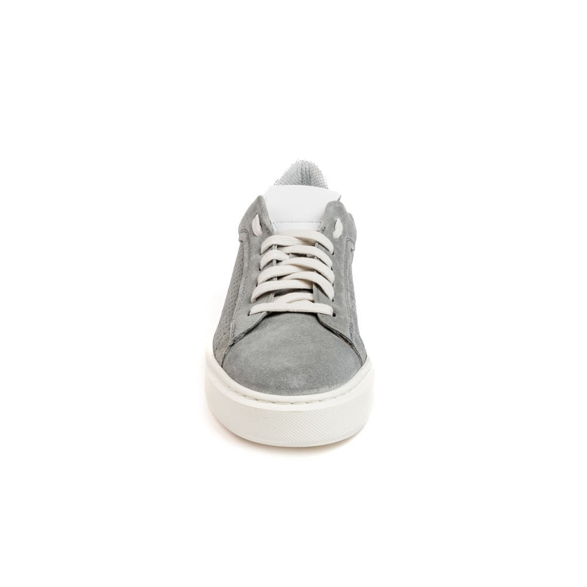 ZAPATILLA SOFT TROQUELADA GRIS/BLANCA BLACKCAPE