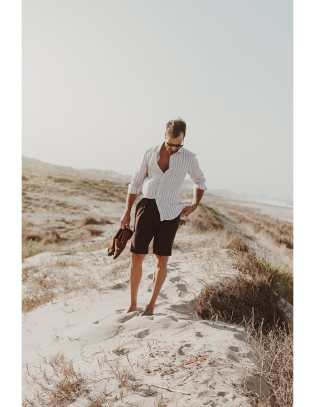 BERMUDA ALG/PIQUET ELASTICA CIRCOLO PARA BLACKCAPE