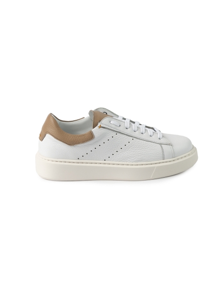 SNEAKER PIEL CIERVO BLANCA/BEIGE BLACKCA