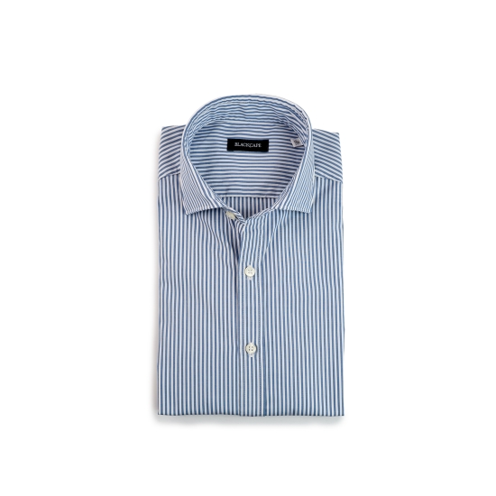 CAMISA RAYAS 100%ALGODON BLACKCAPE