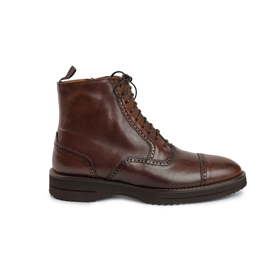 BOTIN CUERO DERBI CREMALLERA SUELA GOMA