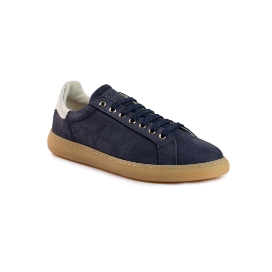 ZAPATILLA NABUK NAVY SUELA BLANCA BLACKCAPE 2