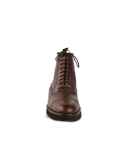 BOTIN CUERO DERBI CREMALLERA SUELA GOMA BLACKCAPE