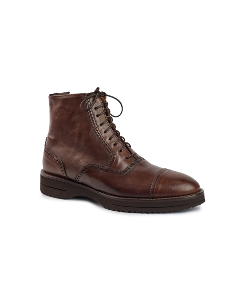 BOTIN CUERO DERBI CREMALLERA SUELA GOMA BLACKCAPE