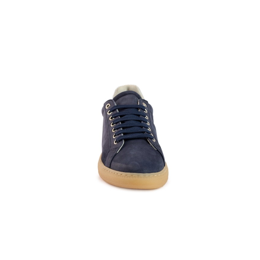 ZAPATILLA NABUK NAVY SUELA BLANCA BLACKCAPE