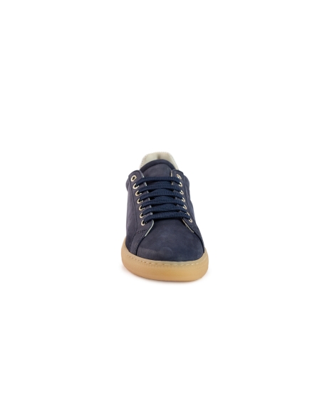 ZAPATILLA NABUK NAVY SUELA BLANCA BLACKCAPE