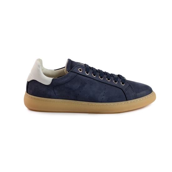 ZAPATILLA NABUK NAVY SUELA BLANCA BLACKCAPE