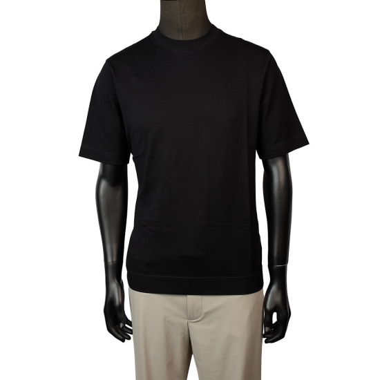 T-SHIRT PIQUET HILO DE ESCOCIA MERCERIZADO CIRCOLO PARA BLAC