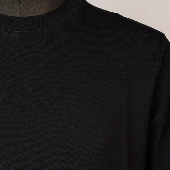 T-SHIRT PIQUET HILO DE ESCOCIA MERCERIZADO CIRCOLO PARA BLAC 2