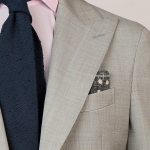 TRAJE SOLAPAS SFODERATO LANA 225gr BLACK 2