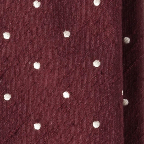 CORBATA SEDA SHANTUNG BX PUNTO BLANCOS B