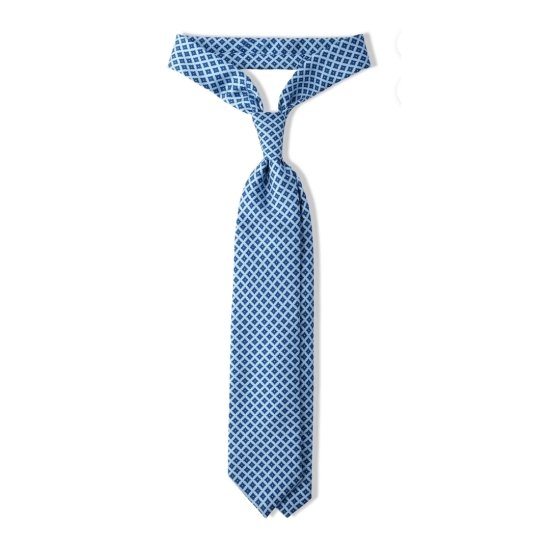 CORBAJA SEDA ESTAMPADA CELESTE  BRUNATI 2