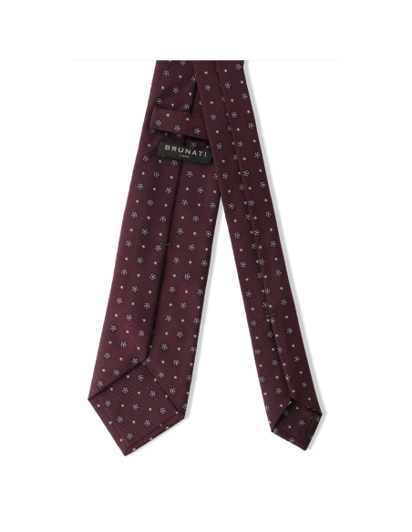 CORBATA JACQUARD ESTAMPADA FLORES BRUNATI