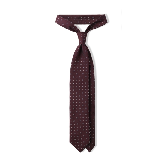 CORBATA JACQUARD ESTAMPADA FLORES BRUNATI 2
