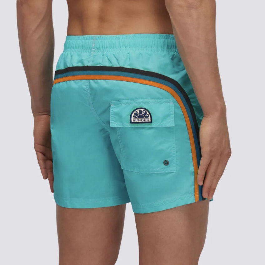BAÑADOR SUNDEK TURQUESA BLACKCAPE