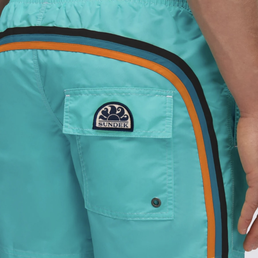 BAÑADOR SUNDEK TURQUESA BLACKCAPE