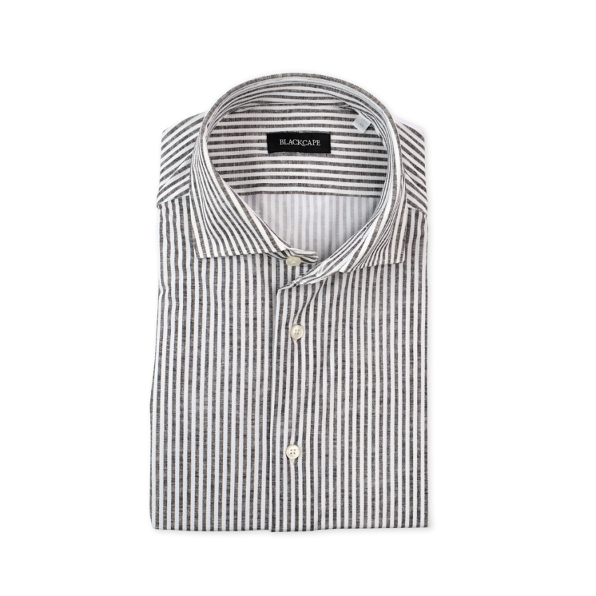 CAMISA ACTIVE RAYAS  BLACKCAPE