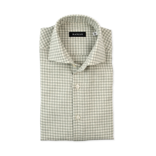 CAMISA ALGODON/LANA LAVADA CUADRO VICHY