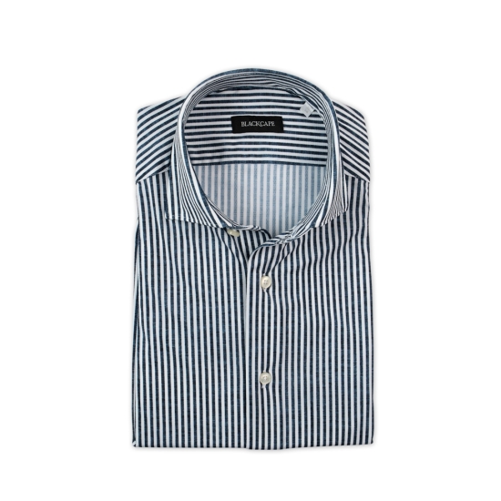 CAMISA ACTIVE RAYAS AZULES BLACKCAPE