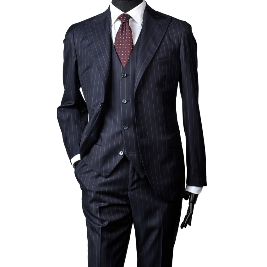 TRAJE DIPLOMATICO 100/%LANA CUELLO PICO