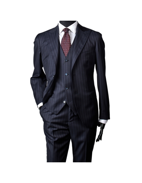 TRAJE DIPLOMATICO 100/%LANA CUELLO PICO