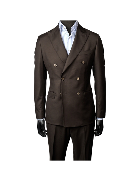 TRAJE CRUZADO 100%LANA VITALE BLACKCAPE