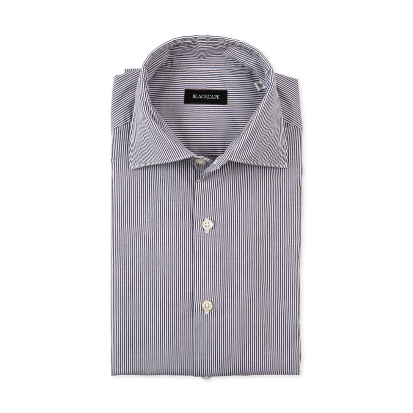 CAMISA ALGODON RAYAS PUÑO DOBLE USO VyV